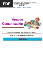 Área Comunicacion V Ciclo