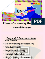 Privacy and The Internet