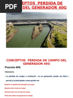 Conceptos Perdida de Campo Del Generador 40g