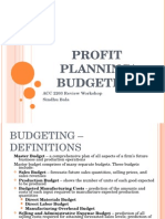 Acc 2203 Workshop Budgeting