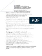 Optimizaciòn Del Control de La Contaminación