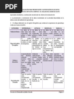 Rúbrica de Evaluación para Presentación de Las Gráficas Sesion 5 y Sesion 3 Collage