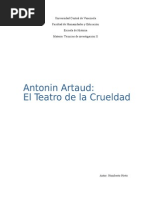 Antonin Artaud, EL Teatro de La Crueldad.