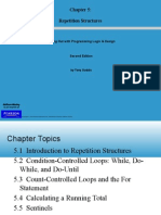 Starting Out With Programming Logic & Design - Chapter5 - Repetition Structures