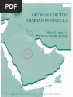 Geology of The Shield of The Arabian Peninsula and Maps 560-A