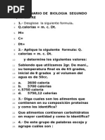 Cuestionario Glucolisis - Ciclo Krebs, Fotosintesis.