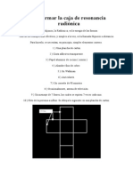 Como Armar La Caja de Resonancia Radiónica