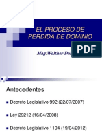 Perdida de Dominio-Mag - Walther Delgado Tovar