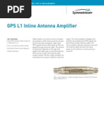 DS 150-200-GPS L1 Inline Antenna Amplifier