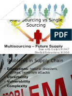 Multiple Sourcing Vs Single Sourcing