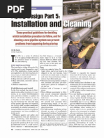 Article 5 Piping Design Part 5 Installation and Cleaning