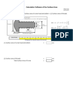 Calculation Software of The Surface Area