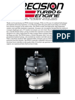 PTE PW46 Wastegate Instructions