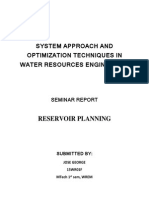 Reservoir Planning