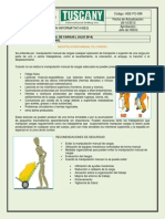 Boletin Informativo HSEQ Manipulacion de Cargas