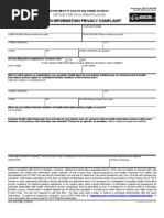 Hipaa Complaint Form