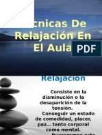 Técnicas de Relajación en El Aula