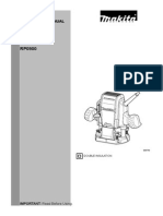 Instruction Manual Makita Rp0900