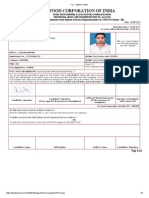 Fci - Admit Card