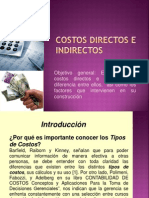 Costos Directos e Indirectos