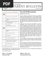 ES Parent Bulletin Vol#8 2015 November 20