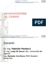 Teoria e Progetto Dei Ponti Presentazione Corso