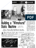 Wimshurst Static Machine Part 2