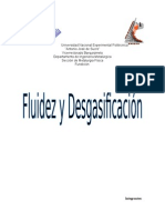 Informe de Desgasificacion y Fluidez.