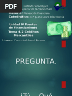 Tema 4.2 - Creditos Mercantiles