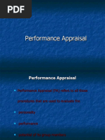 Performance Appraisal