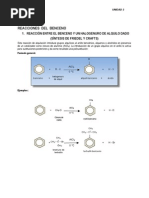Reacciones Con Benceno