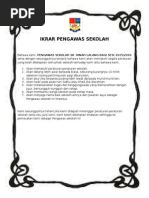 Ikrar Pengawas Sekolah SKTL