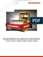 Catalogo Compactadores Suelo Un Tambor Ca150 Aca160 Dynapac