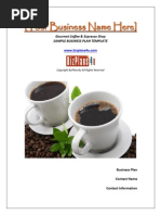 Business Plan Coffee Shop PDF