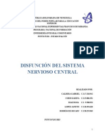 Disfunciones de SNC