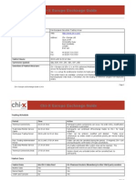 Chi-X Europe LTD Exchange Guide v2.4.8