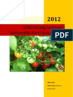 UMD Dining Services' Sustainable Food Action Plan