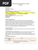 Syllabus in Psychiatry