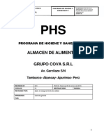 Plan de Higiene y Saneamiento Grupo Cova 5555555555555555 PDF