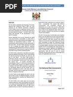 Fiji Money Laundering and Financing of Terrorism National Risk Assessment - National Anti-Money Laundering Council - Finance Intelligence Unit RBF