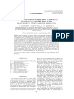 Velocity and Solids Distribution in Circular Secondary Clarifiers Full Scale Measurements and Numerical Modelling