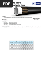 SAE 100R8 Thermoplastic Hose: Application: Specification: Construction