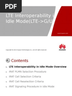 LTE Interoperability in Idle Mode (LTE-GU)