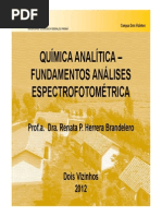 Espectroscopia de Absorcao Molecular