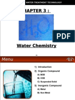 WATER TREATMENT TECHNOLOGY (TAS 3010) LECTURE NOTES 3 - Water Chemistry