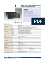 Features: 4U Intel Xeon E5-2600 Video Wall Controller, Supporting 20-Output Video Wall