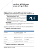 SAP CRM General Middleware Settings