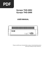 SYNAPS THD-2852 - 2855 - Common User Manual