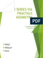 Time Series Via Fractals Geometry