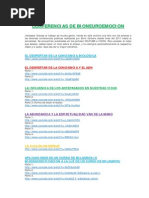 Conferencias BioNeuroEmocion - Enlaces Ordenados